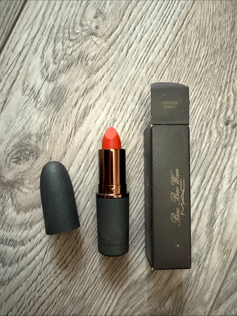 MAC Cosmetics Lipstick in Bright Coral-Orange
